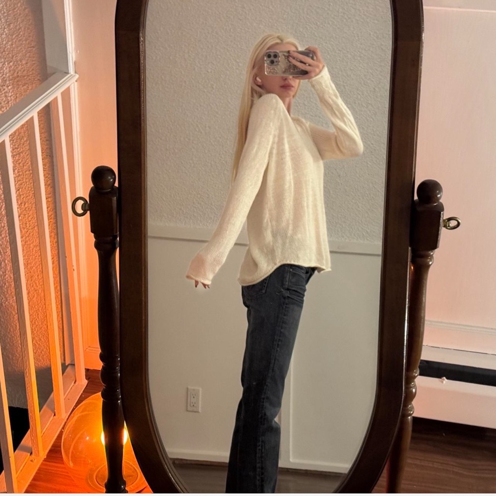 H&M Ivory Knit Sweater